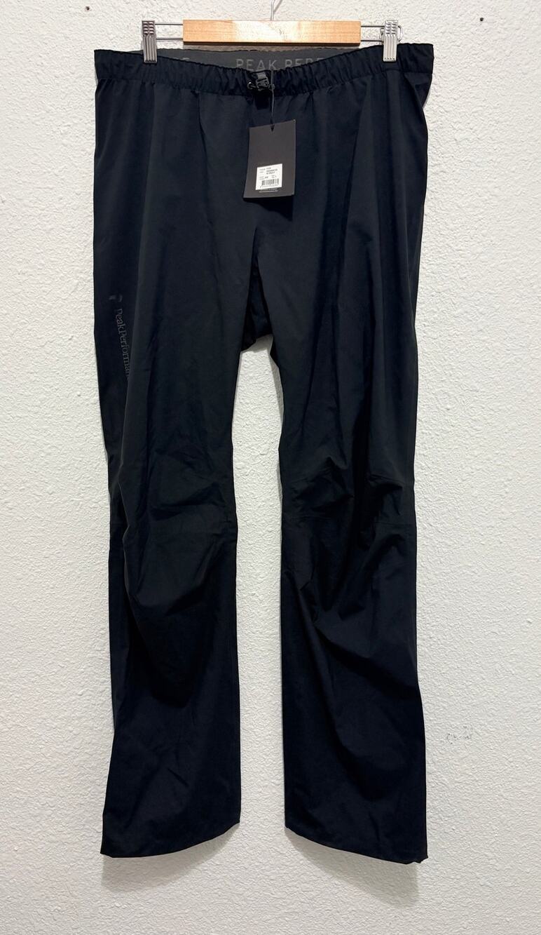 NWT Peak Performance Women's Driz Pant Rain Pant Shell Outdoor Hiking Gorpcore